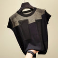T-Shirt De Malha Decote Redondo