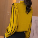 Blusa Manga Comprida Amarela